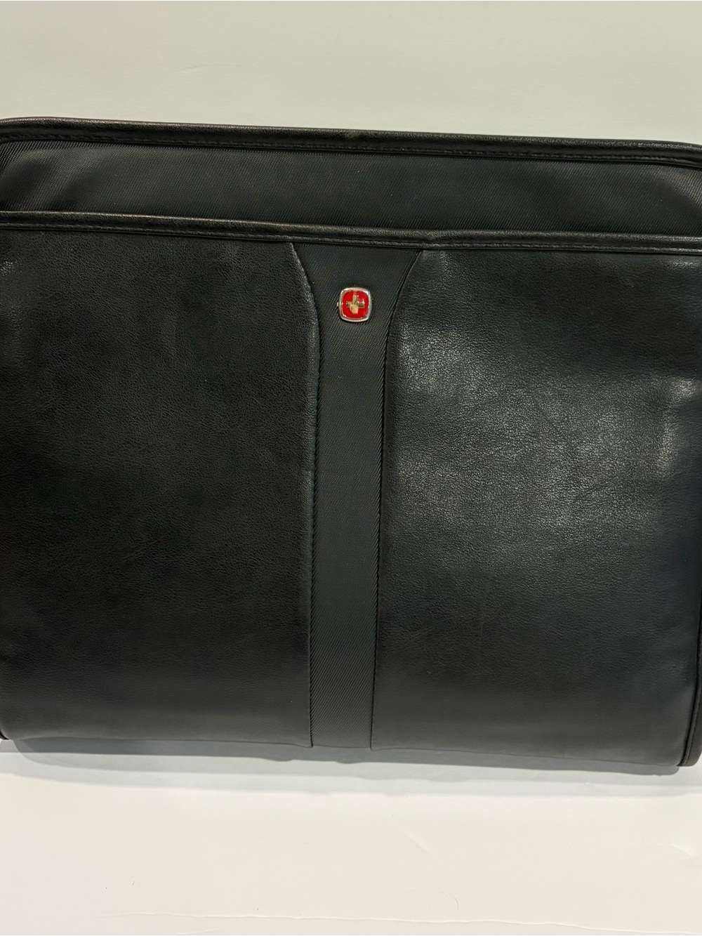 Wenger Premier Leather The Carina Binder Folio Organizer Swiss Army Black 3 Ring